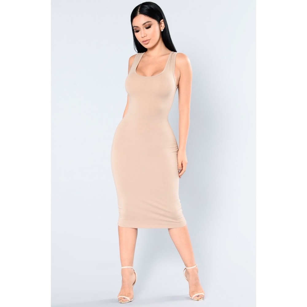 FASHION NOVA NEEDY MIDI DRESS